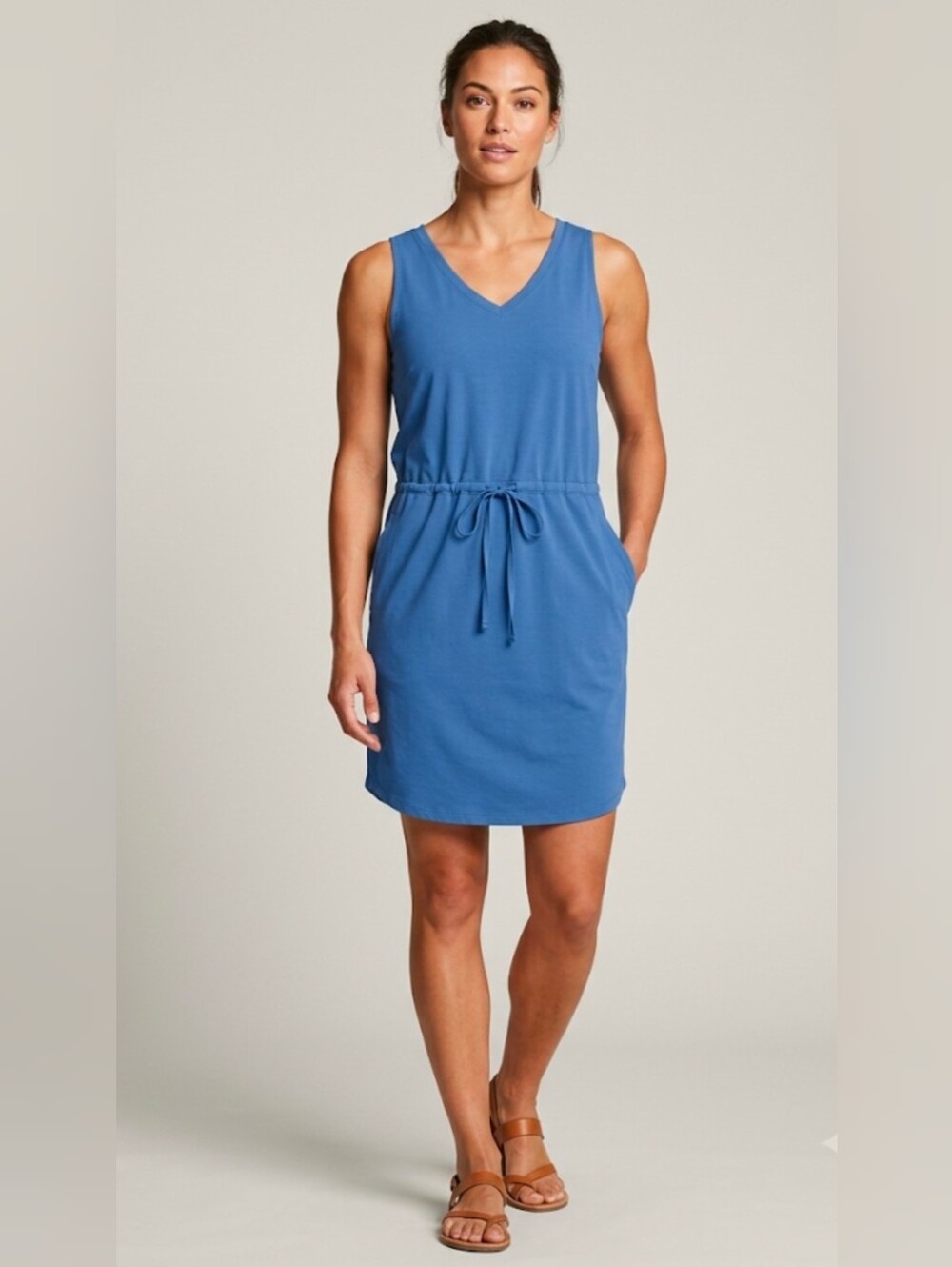 Eddie Bauer Departure Tank Dress Medium Blue Size Small Gorpcore